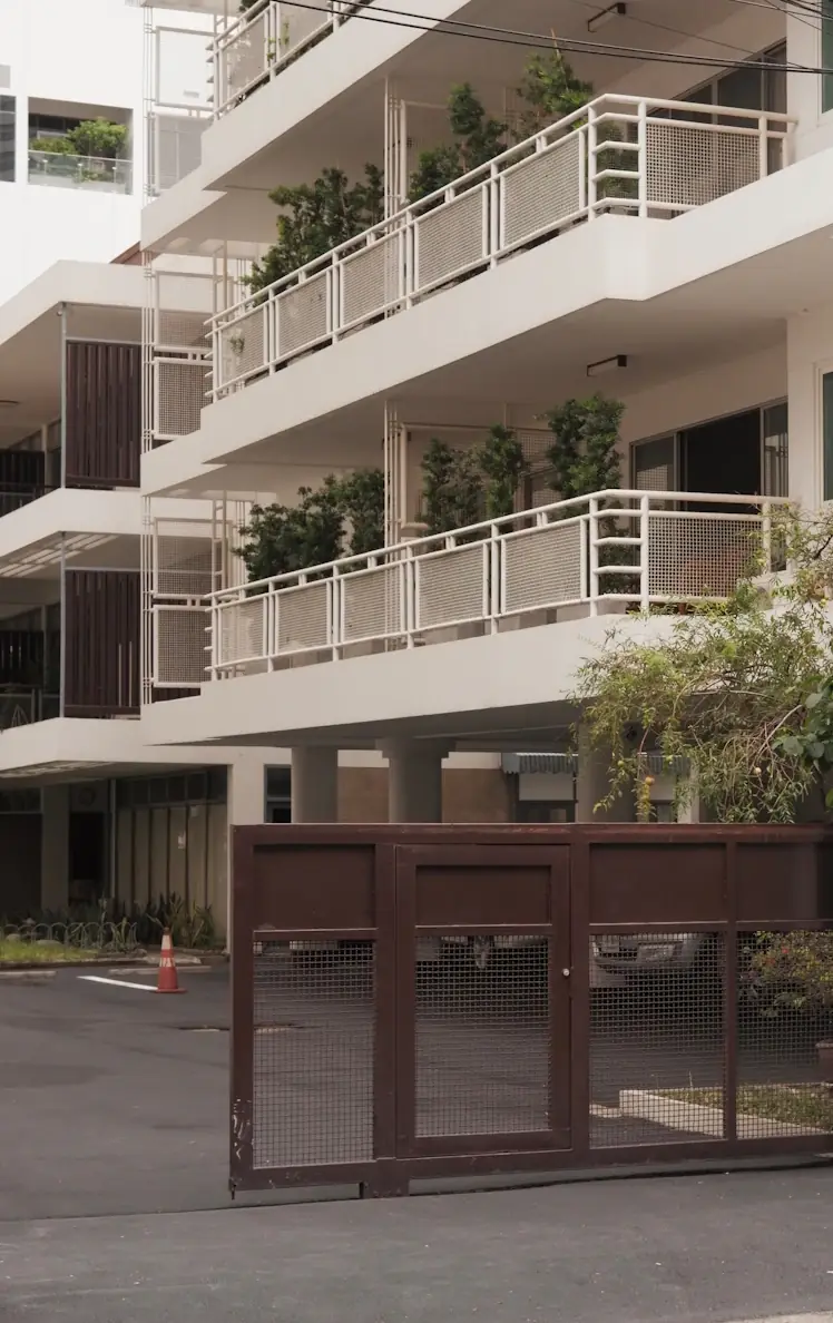Fachada de condomínio residencial